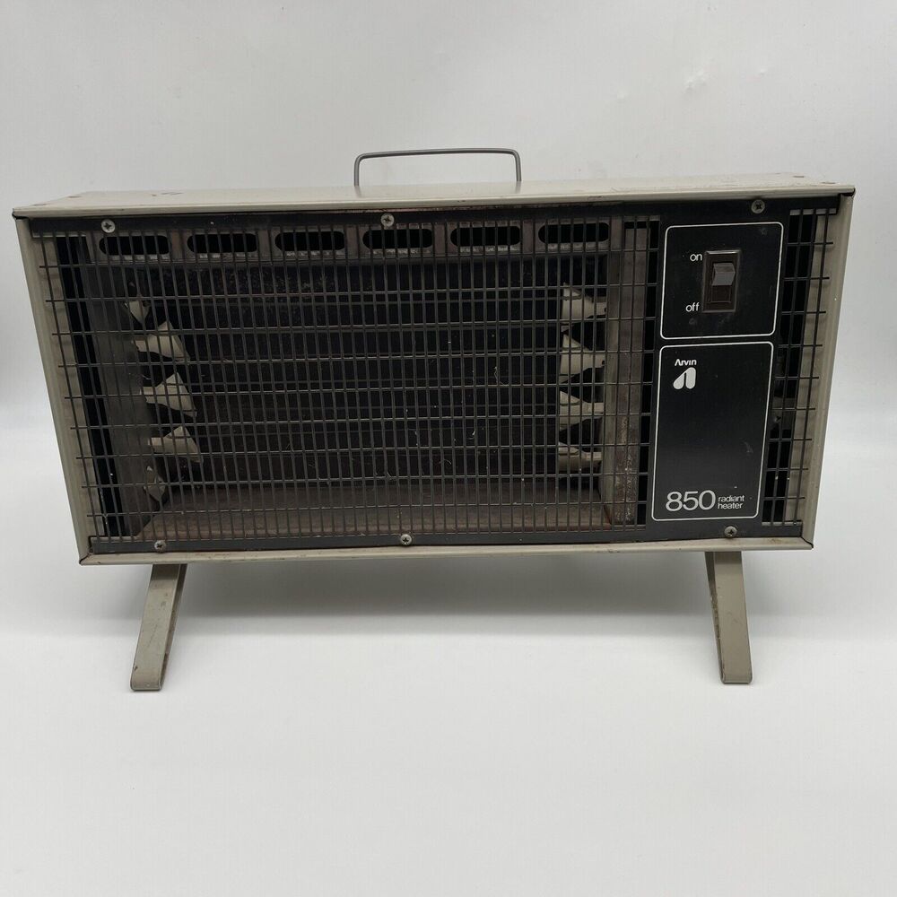 Vintage Arvin 16H25 Electric Radiant Heater 850 Watts Tested